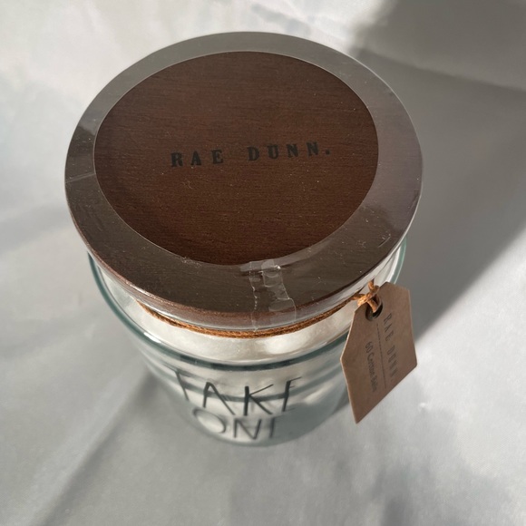 Rae Dunn Cotton Balls & Cotton Swabs Glass Storage Jars - Picture 4 of 7